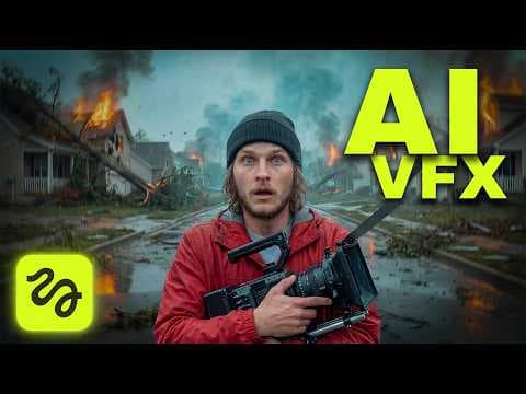 I Mixed AI With Real Footage… and I’m Kinda Scared (3 VFX Tricks) thumbnail