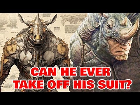 Rhino Anatomy Explored - Can He Ever Take Off His Suit? What's His Connection To Gamma Radiation? thumbnail