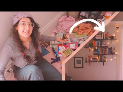 Building A Custom Bookshelf in my Bedroom! thumbnail