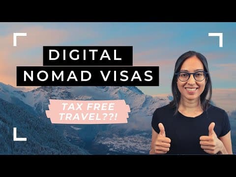 Digital Nomad Visas Explained | How to Travel and Work Remotely (2022 Tips!) thumbnail