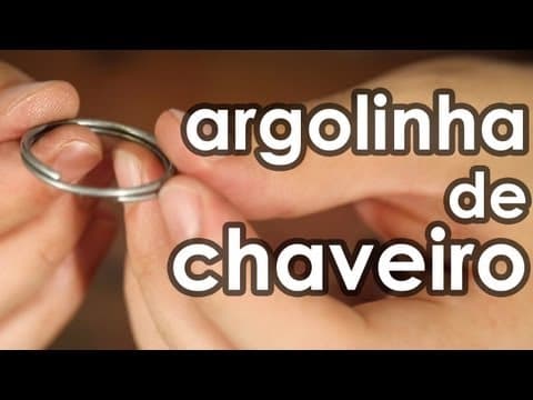 Como criar argolas de chaveiro com PVC e arame? thumbnail