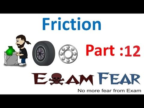 Physics Friction Part 12 (Questions) Class 8  VIII thumbnail