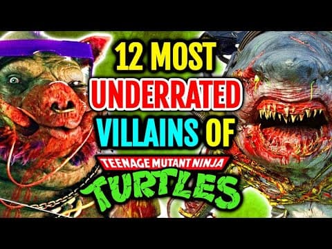 12 Most Underrated Villains of TMNT - Backstories Explored In Detail thumbnail