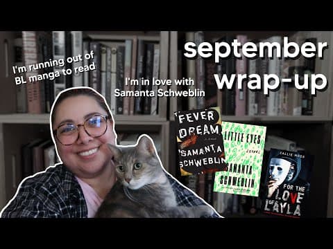 September Reading Wrap-Up (feat. Bento 🐈‍⬛) thumbnail