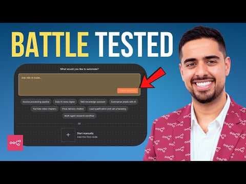 I Battle Tested n8n’s NEW NATIVE AI Builder for AI Agents thumbnail