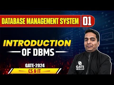 Database Management System 01 | Introduction of DBMS | Gate 2024 series YT | CS & IT thumbnail