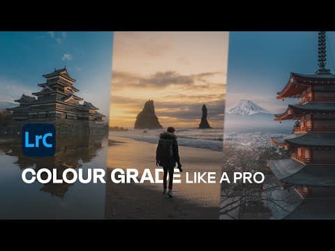 5 TIPS to COLOUR GRADE LIKE A PRO in Lightroom (Free Preset!) thumbnail