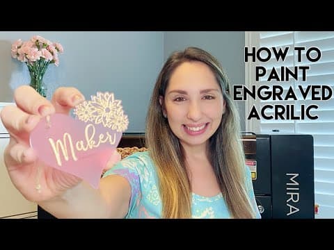 How To Paint Engraved Acrylic thumbnail