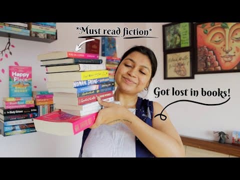 10+ Fiction Books For Beginners that make you forget you're reading | What I read in May|Anchal Rani thumbnail