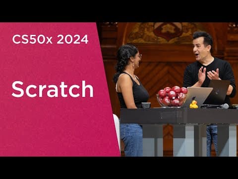 CS50x 2024 - Lecture 0 - Scratch thumbnail