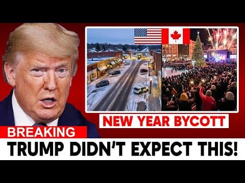 JUST IN: Canadians CANCEL U.S. New Year Trips — Trump’s Rhetoric Sparks BILLIONS in Losses thumbnail