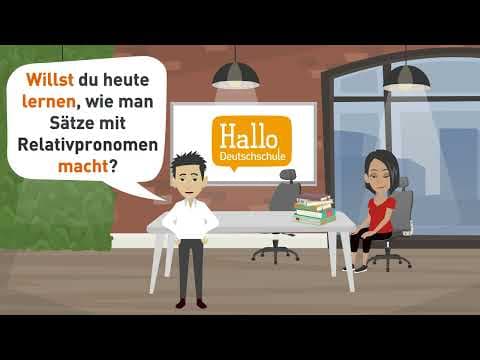 Deutsch lernen A2, B1 | Relativsätze und Relativpronomen | Personen und Gegenstände beschreiben thumbnail