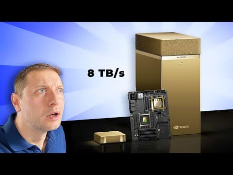 NVIDIA just announced the ULTIMATE desktop AI PC thumbnail