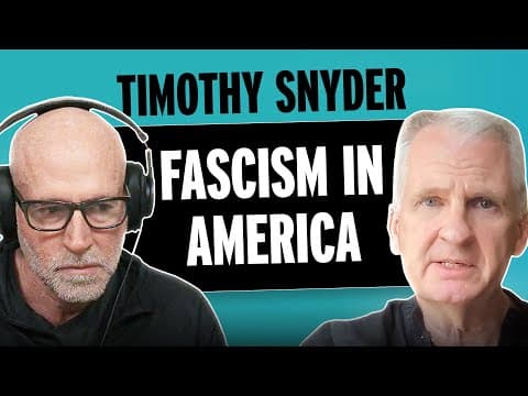 How to Fight Fascism in America — with Timothy Snyder | Prof G Conversations thumbnail