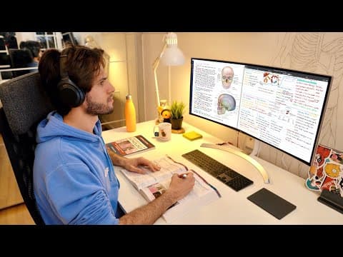 Why I'm able to study 4 hours with NO breaks (how to stay productive) thumbnail