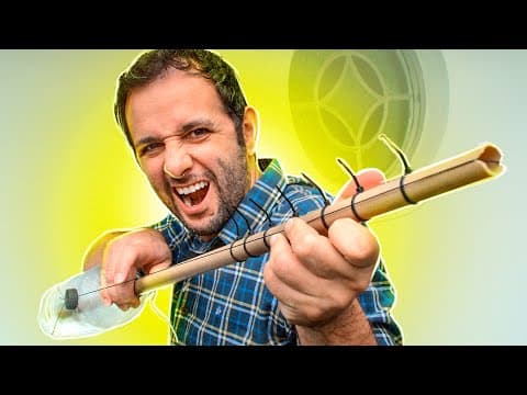 Como construir um violão simples com garrafa PET thumbnail