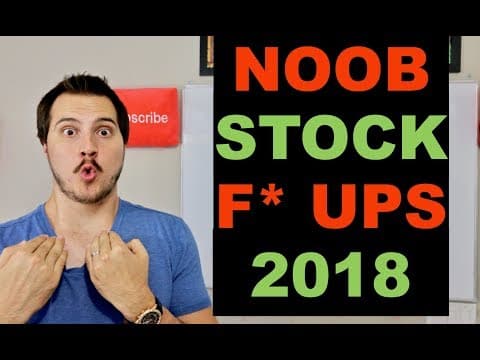 Top 5 Mistakes Beginners in the Stock Market Make in 2018 thumbnail