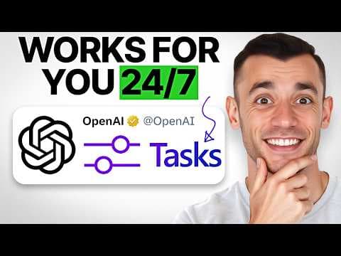 NEW ChatGPT Tasks Update is INSANE 🤯 thumbnail