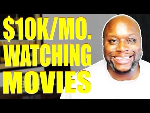 REAL Way To Get Paid To Watch Movies | $10K Per Month To Watch Movies thumbnail