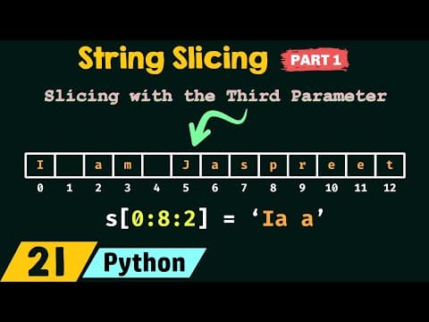 String Slicing in Python (Part 1) thumbnail