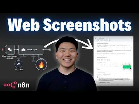 This AI Agent Can Scrape and Screenshot the Web with No Code (n8n tutorial) thumbnail