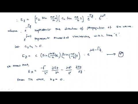 Rectangular Wave guide | Propagation of TM waves  | Part-3/3 | Microwave Engineering | Lec-11 thumbnail