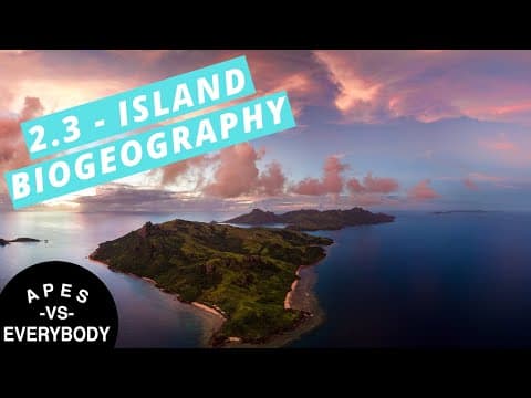 APES Notes 2.3 - Island Biogeography thumbnail