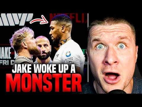 Jake Paul Just Woke Up a MONSTER.. AJ Wants To BREAK His Face | Press Conference BREAKDOWN thumbnail
