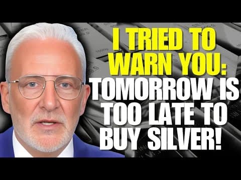 Peter Schiff's FINAL WARNING: Silver Buying Window Closes NEXT WEEK - Act NOW! thumbnail