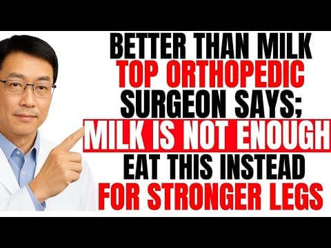 Better Than Milk! This Food Builds Strong Legs And Kills Weak Legs Even At 85! - Backed By Science thumbnail