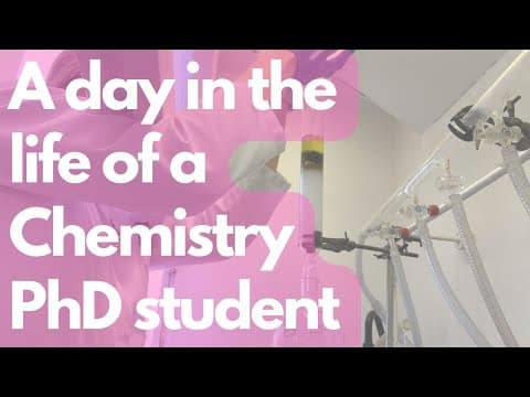 A DAY IN THE LIFE OF A CHEMISTRY PHD STUDENT: trying a new technique for the first time! thumbnail