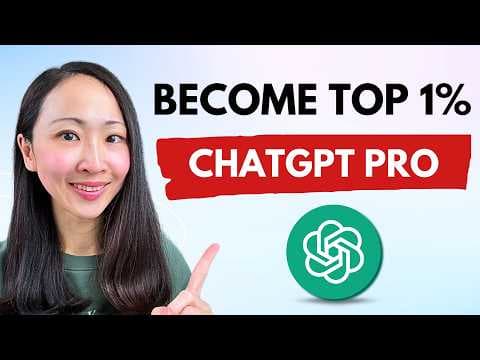 20 WAYS to use ChatGPT like the TOP 1% thumbnail