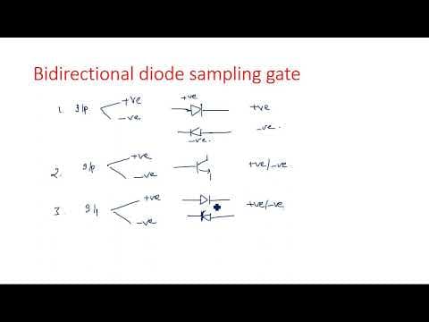 Bidirectional sampling gate | Diode | PDC | Lec-129 thumbnail