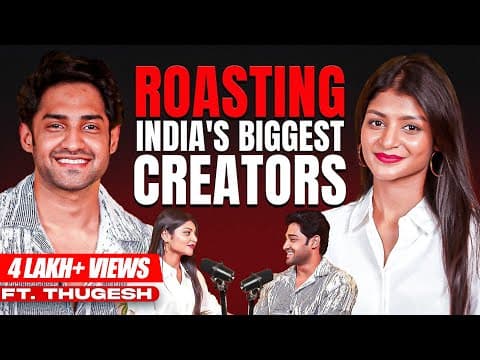 @Thugesh on @souravjvlogs, fights with creators | Sadhika Sehgal |EP 34 thumbnail