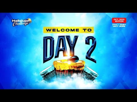 HALLELUJAH CHALLENGE || OCT 2025 || DAY 2 thumbnail