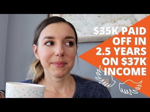 $35k in Student Loan Debt Paid Off in 30 Months | My Debt Free Journey thumbnail