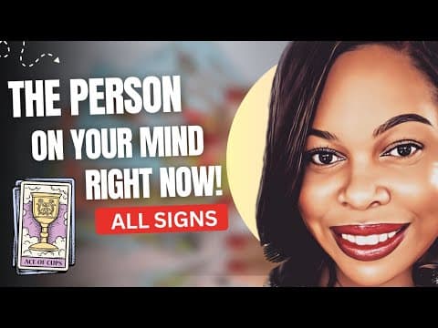 ✨ALL SIGNS✨🌹All About The Person On Your Mind ❤️ TRUE Feelings & Intentions 🔥☕️ (w/ timestamps) thumbnail