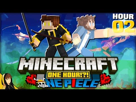 STARTING QUESTS & DEVIL FRUIT HUNTING!?! | Minecraft - [One Hour One Piece - #2] thumbnail