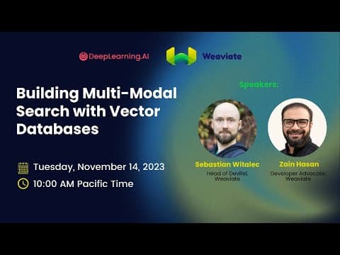 How to Use Vector Databases for Multimodal Search? thumbnail