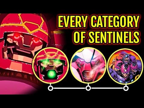 Every Category, Classes And Models Of  Sentinels - Explored In Great Detail - X-Men 97 thumbnail