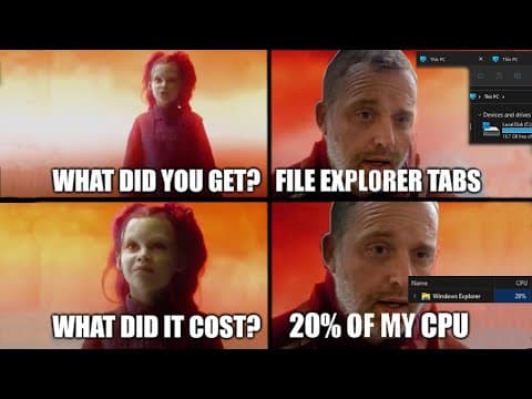 Windows Explorer Performance Woes thumbnail