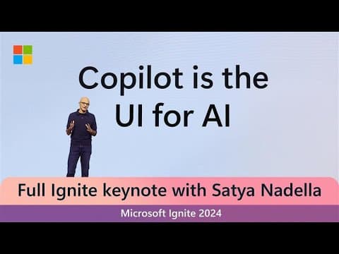 How Is AI Transforming Work at Microsoft Ignite 2024? thumbnail