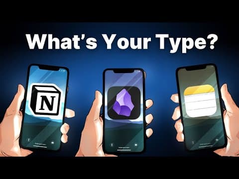 I Tested 20 Note-Taking Apps So You Don't Have To (These are the BEST) thumbnail