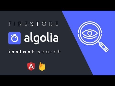 How to Create Instant Search with Algolia and Firestore thumbnail