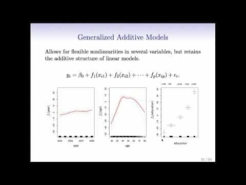 Statistical Learning: 7.4 Generalized Additive Models and Local Regression thumbnail