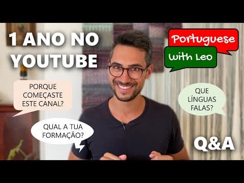 1º Aniversário do Canal | Q&A - Perguntas e respostas thumbnail