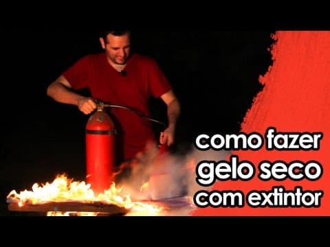 Como usar um extintor para fazer gelo seco? thumbnail