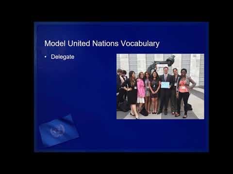 Model United Nations: Introduction to Rules of Parliamentary Procedure thumbnail