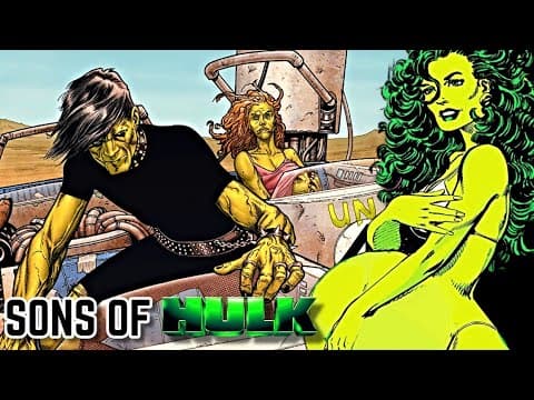 Sons Of Hulk Origins - The Irreverent, Deranged And Forced Offsprings Of She-Hulk And Hulk thumbnail