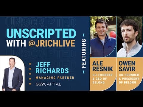 Unscripted w/ @jrichlive ft. Ale Resnik & Owen Savir (Belong) thumbnail